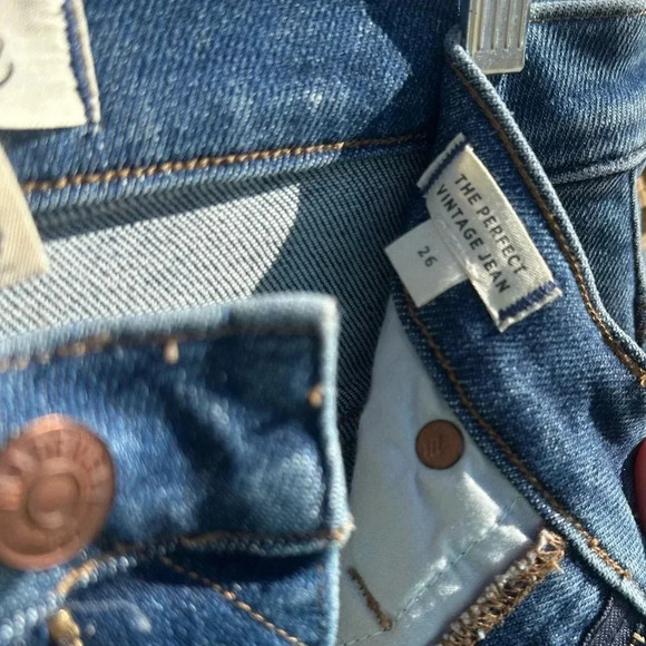 Women’s Madewell The Perfect Vintage Jean in Maplewood Wash High waist Mom Jeans - Picture 13 of 16